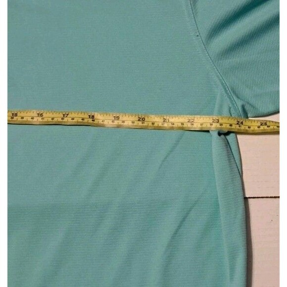 Greg Norman Polo Shirt Men’s 2XL Bright Teal Blue Play Dry Golf Performance - Picture 3 of 6